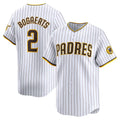 San Diego Padres #2 Xander Bogaerts White CONTON Home Limited Player Jersey