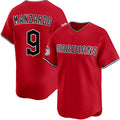 Cleveland Guardians #9 Kyle Manzardo Red CONTON Alternate Limited Stitched Jersey