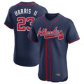 Atlanta Braves #23 Michael Harris II Player Navy CONTON Limited Elite Home Game Stitched Jerseys