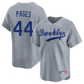 Los Angeles Dodgers #44 Andy Pages Player Gray CONTON Game Limited Home Stitched Jerseys