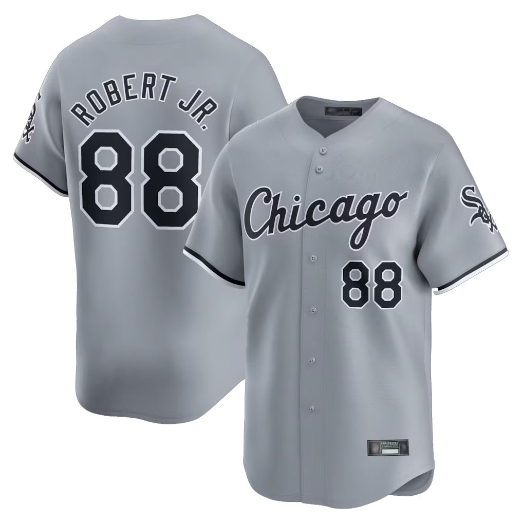 Chicago White Sox #88 Luis Robert Jr Player Gray CONTON Road Limited Home Stitched Jerseys