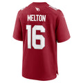 A.Cardinals #16 Max Melton Cardinal CONTON Team Game Jersey