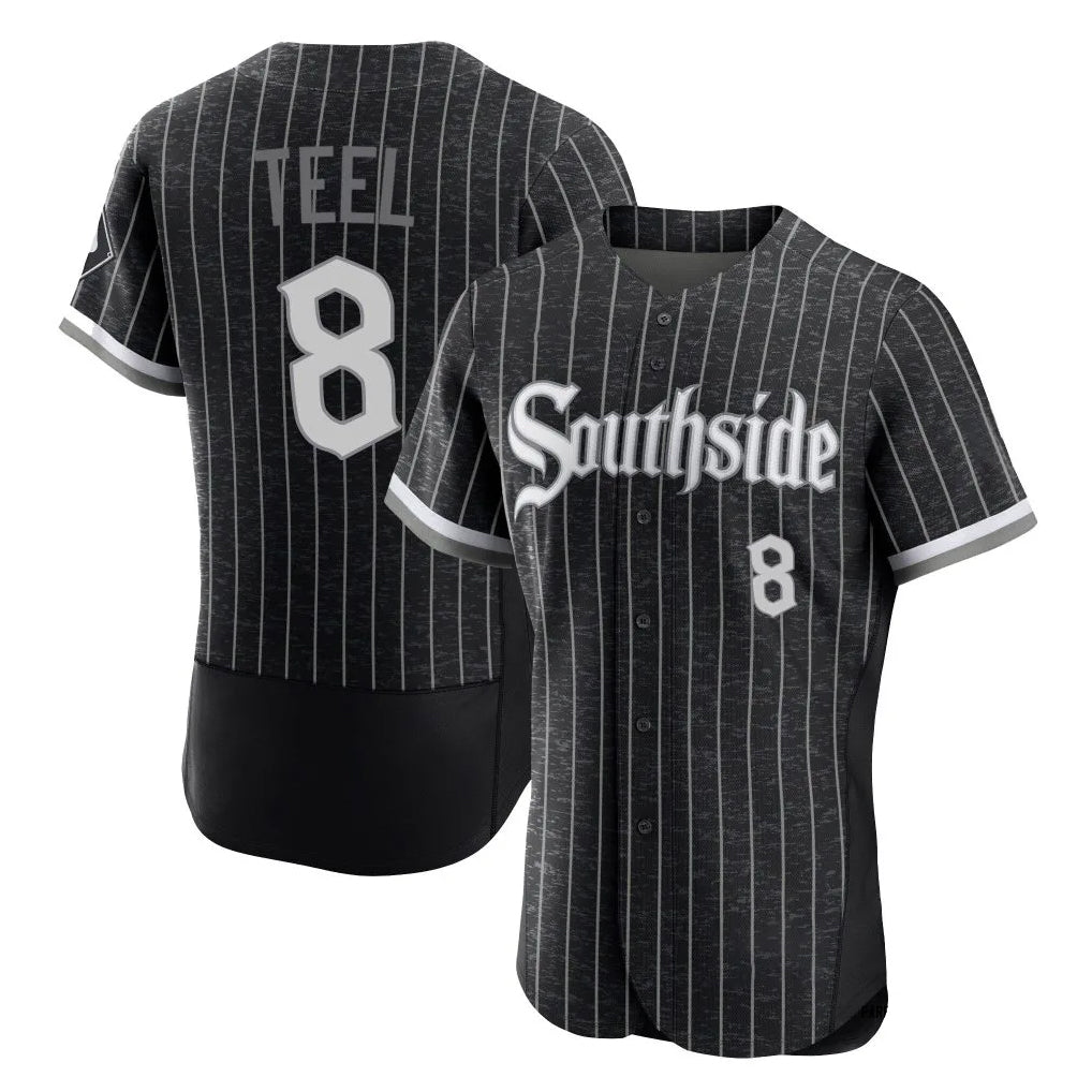 Chicago White Sox #8 Kyle Teel Player Black CONTON City Connect Limited Elite Home Stitched Jerseys