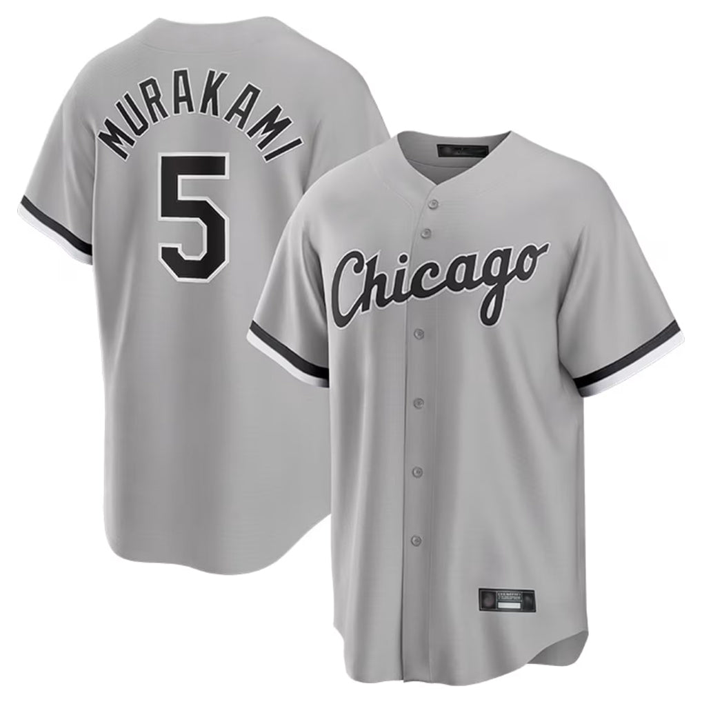 Chicago White Sox #5 Munetaka Murakami Player Gray CONTON Home Game Stitched Jerseys