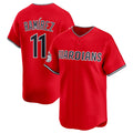Cleveland Guardians #11 Jose Ramirez Red CONTON Alternate Limited Stitched Jersey
