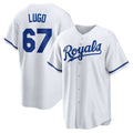 Kansas City Royals #67 Seth Lugo White CONTON Home Replica Jersey