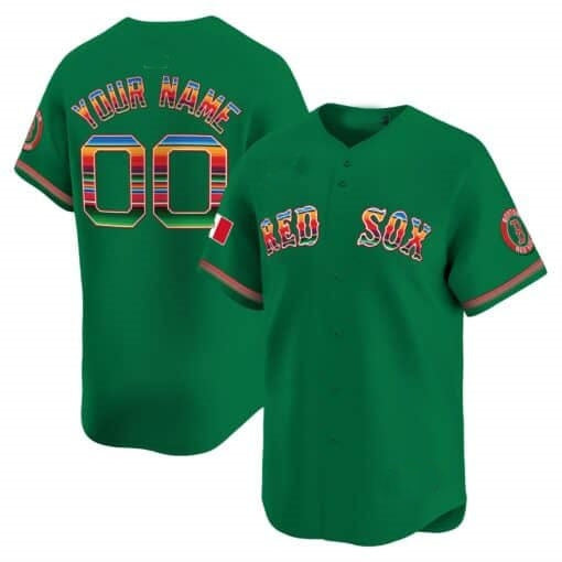 Custom Boston Red Sox Mexico Vapor Premier Limited Jersey ¨C Green CONTON
