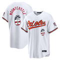 Baltimore Orioles #6 Ryan Mountcastle Player White CONTON USA 250 Fourth of July Home Game Stitched Jerseys