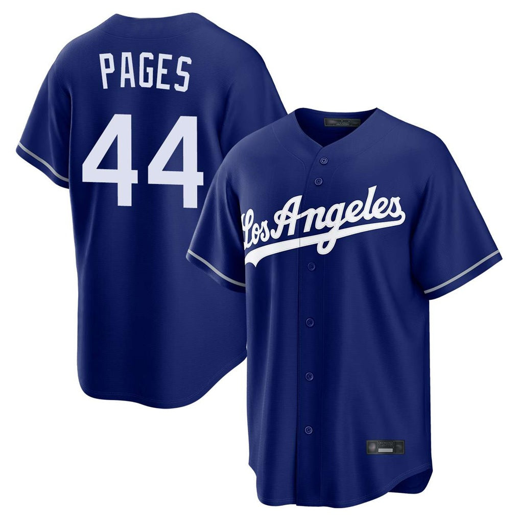 Los Angeles Dodgers #44 Andy Pages Player Royal CONTON Game Stitched Jerseys