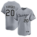 Chicago White Sox #20 Miguel Vargas Player Gray CONTON Road Limited Home Stitched Jerseys