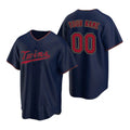 Custom Minnesota Twins Navy CONTON 2020 Stitched Cool Base Jersey