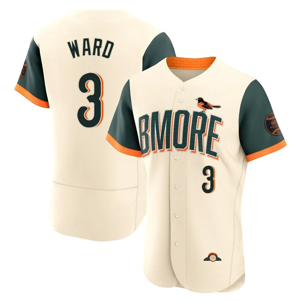 Baltimore Orioles #3 Taylor Ward Player Cream CONTON 2026 City Connect Limited Elite Home Game Stitched Jerseys