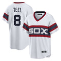Chicago White Sox #8 Kyle Teel Player White CONTON T-shirt Home Game Stitched Jerseys