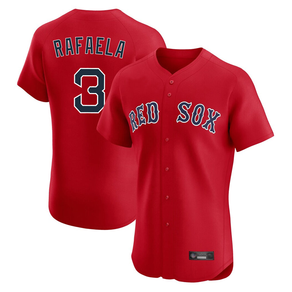 Boston Red Sox #3 Ceddanne Rafaela Player Red CONTON Limited Elite Home Game Stitched Jerseys1