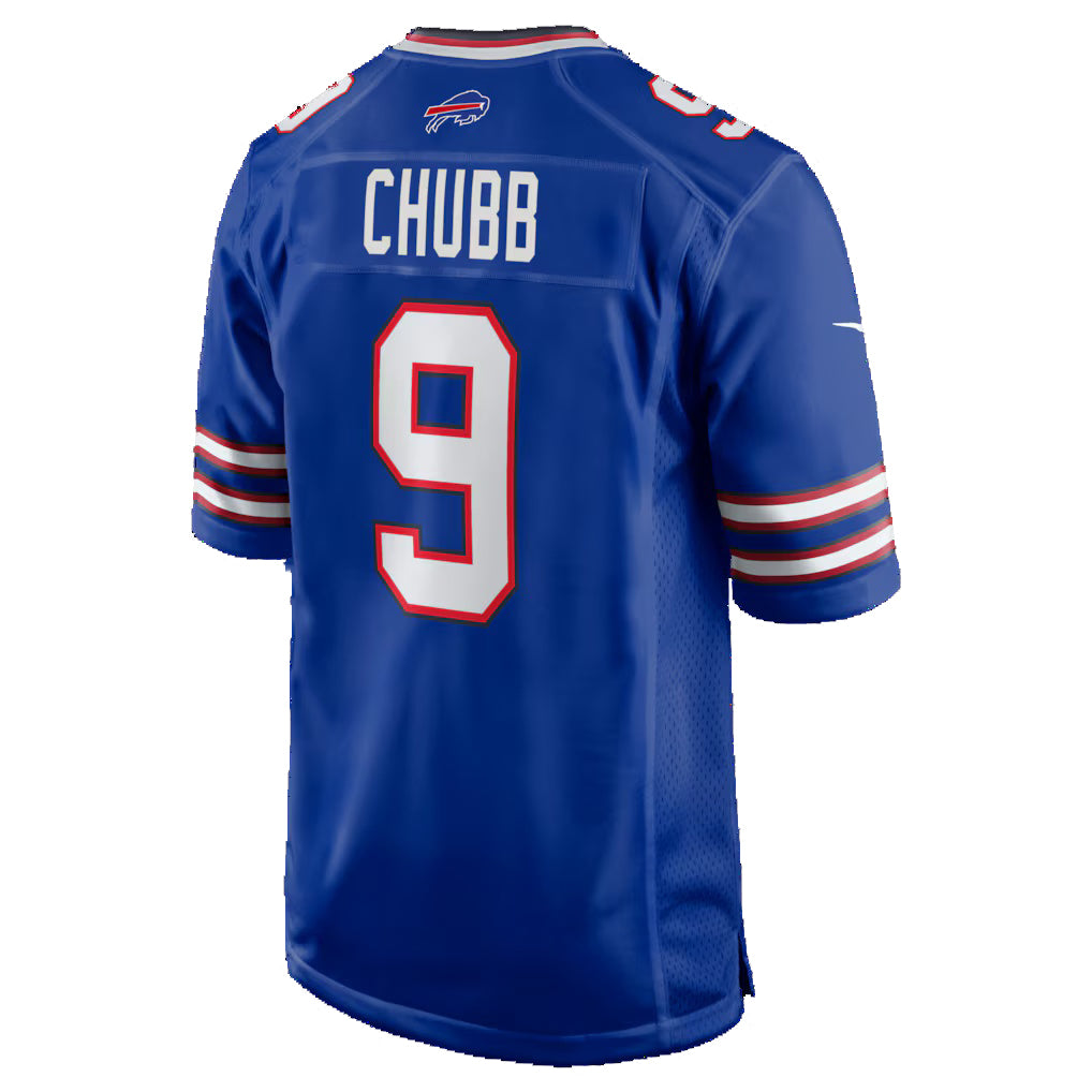 B.Bills #9 Bradley Chubb Royal CONTON Team Game Jersey