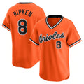 Baltimore Orioles #8 Cal Ripken Jr. Orange CONTON Throwback Cooperstown Limited Jersey