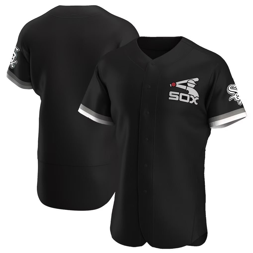 Chicago White Sox Black CONTON Alternate Authentic Team Jersey