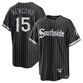 Chicago White Sox #15 Sean Newcomb Player Black CONTON City Connect Home Game Stitched Jerseys