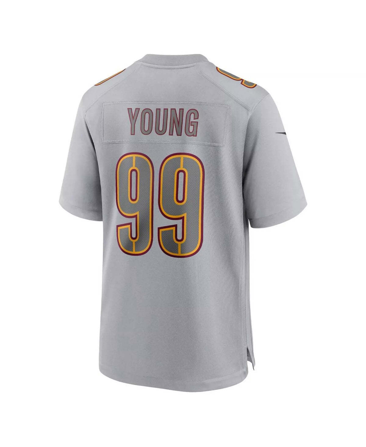 W.Commanders #99 Chase Young Gray CONTON Atmosphere Fashion Game Jersey