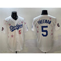Los Angeles Dodgers #5 Freddie Freeman White CONTON 2025 Tokyo Series Limited Stitched Jersey