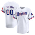 Custom Texas Rangers Active Player White CONTON 2023 World Series Champions Stitched Jersey