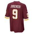 W.Football Team #9 Sonny Jurgensen Burgundy CONTON Retired Player Jersey