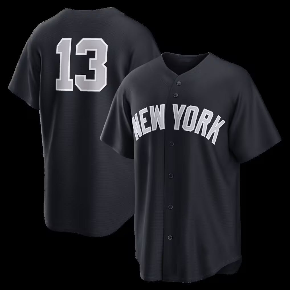 New York Yankees #13 Jazz Chisholm Jr. Navy CONTON Alternate Replica Jersey