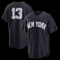 New York Yankees #13 Jazz Chisholm Jr. Navy CONTON Alternate Replica Jersey
