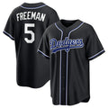 Los Angeles Dodgers #5 Freddie Freeman 2026 Black CONTON Out Stitched Jersey