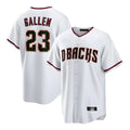 Arizona Diamondbacks #23 Zac Gallen Player White CONTON Home Game Stitched Jerseys