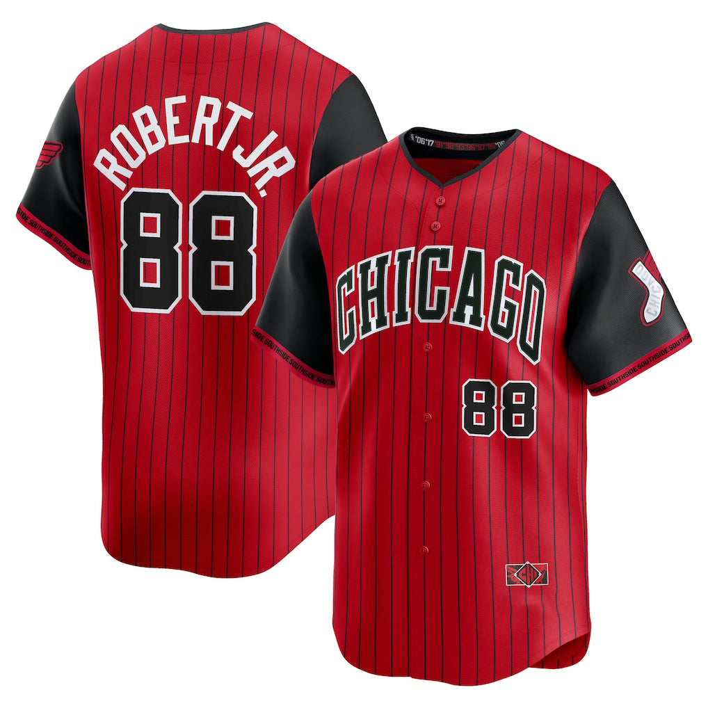 Chicago White Sox #88 Luis Robert Jr. Red-Black CONTON 2025 City Connect Limited Player Jersey
