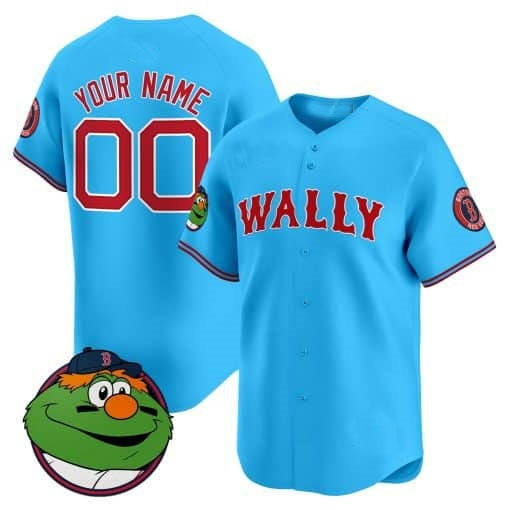 Custom Boston Red Sox Wally Vapor Premier Limited Jersey ¨C Blue CONTON