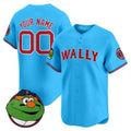 Custom Boston Red Sox Wally Vapor Premier Limited Jersey ¨C Blue CONTON