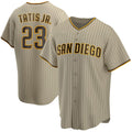 San Diego Padres #23 Fernando Tatis Jr. Tan CONTON Alternate Replica Player Jersey