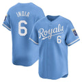 Kansas City Royals #6 Jonathan India Player Light Blue CONTON Alt Limited Home Stitched Jerseys