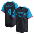 Arizona Diamondbacks #4 Ketel Marte Player Black CONTON National League All-Star Limited Home Game Stitched Jerseys