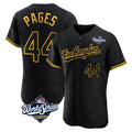 Los Angeles Dodgers #44 Andy Pages Player Black CONTON World Series Snake Skin City Limited Elite Home Stitched Jerseys