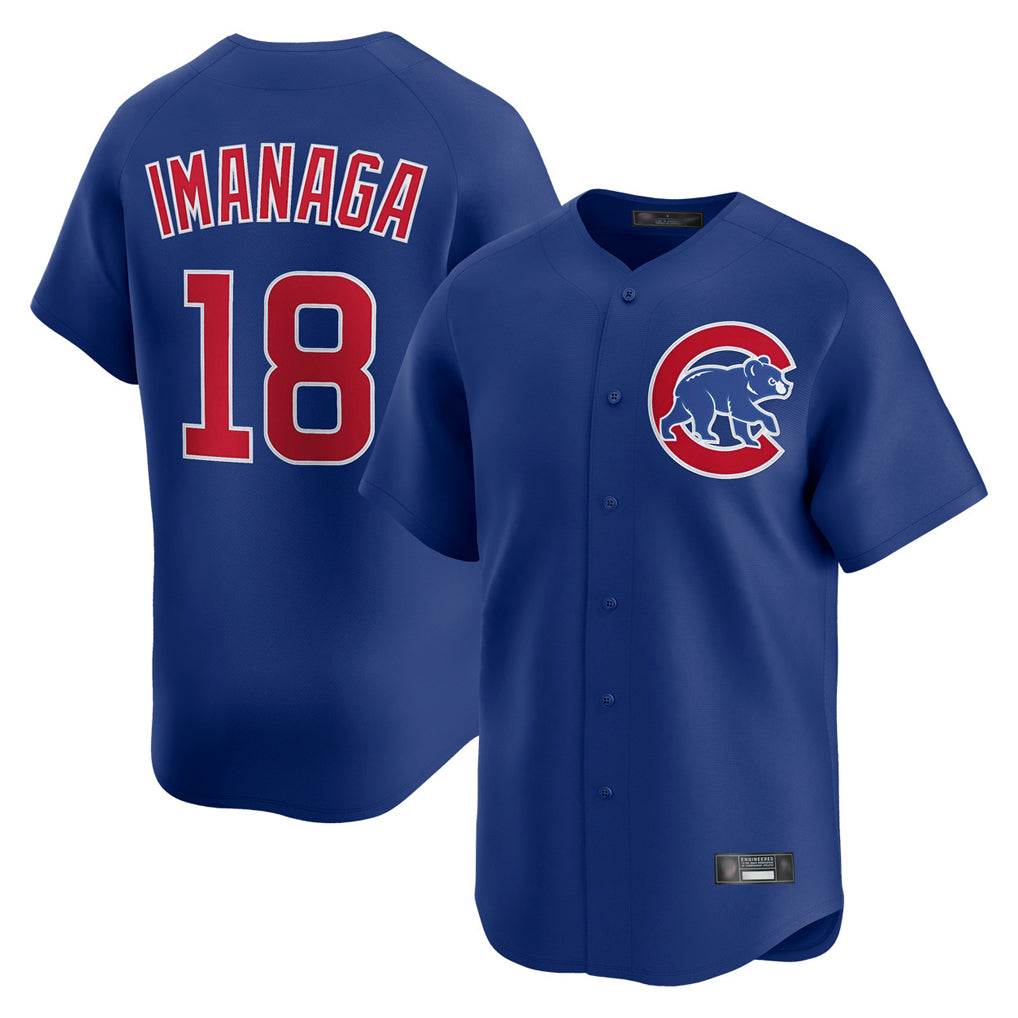 Chicago Cubs #18 Shota Imanaga Player Royal CONTON Limited Home Stitched Jerseys