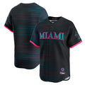 Miami Marlins Blank Player Black CONTON City Connect Home Limited Stitched Jerseys