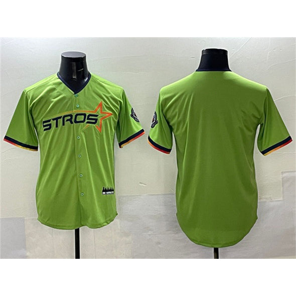 Houston Astros Blank Green CONTON 2025 City Connect Limited Stitched Jersey