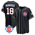 Chicago Cubs #18 Shota Imanaga Player Black CONTON Fashion Out 150th Anniversary Game Stitched Jerseys