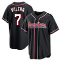 Cleveland Guardians #7 George Valera Player Black CONTON Fashion Out Home Game Stitched Jerseys