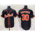 Detroit Tigers #30 Kerry Carpenter Black CONTON With Patch Cool Base Stitched Jersey