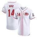 Cincinnati Reds #14 Pete Rose Player White CONTON Limited Elite Home Stitched Jerseys
