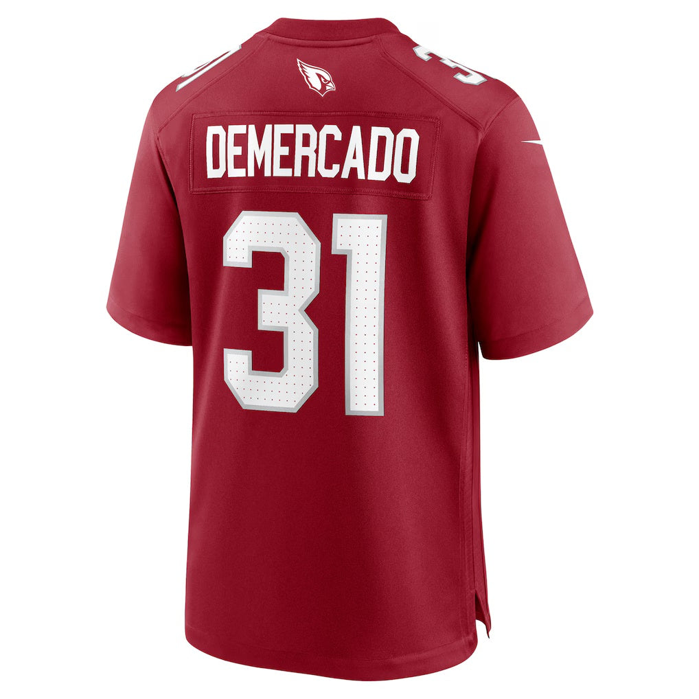 A.Cardinals #31 Emari Demercado Cardinal CONTON Team Game Jersey