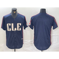 Cleveland Guardians Blank Navy CONTON 2024 City Connect Limited Stitched Jersey