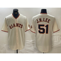 San Francisco Giants #51 Jung Hoo Lee Cream CONTON 2024 Home Limited Stitched Jersey