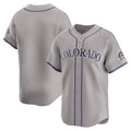 Colorado Rockies Gray CONTON Road Limited Jersey