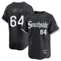 Chicago White Sox #64 Shane Smith Player Black CONTON City Connect Limited Home Stitched Jerseys