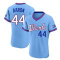 Atlanta Braves #44 Hank Aaron Player Powder Blue CONTON 2026 City Connect T-shirt Limited Elite Home Game Stitched Jerseys